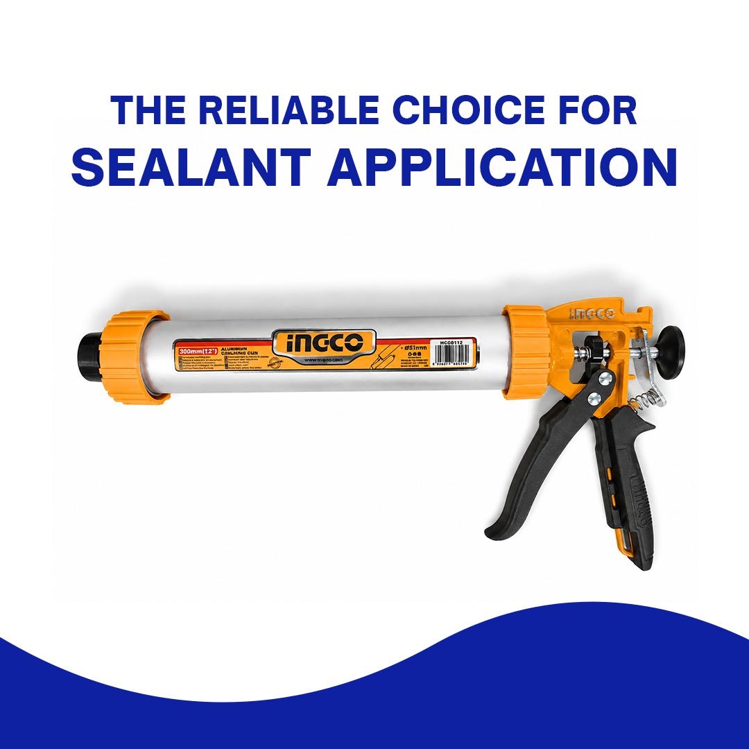 Aluminum Sausage Caulking Gun With Applicator